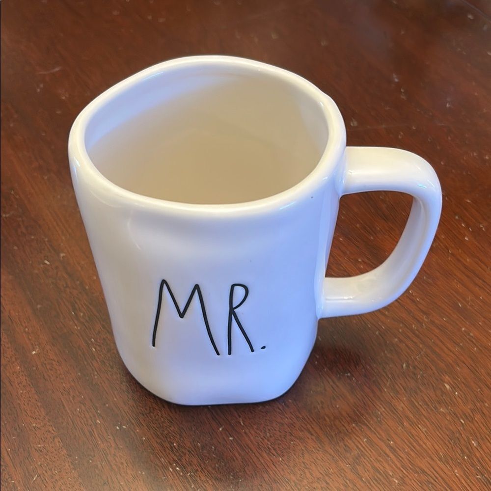 Rae Dunn white ceramic “Mr.” Mug